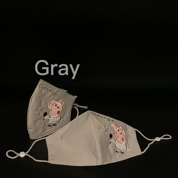 4 Pcs Cotton Peppa Pig Face Mask for Kids - Picture 3 of 6